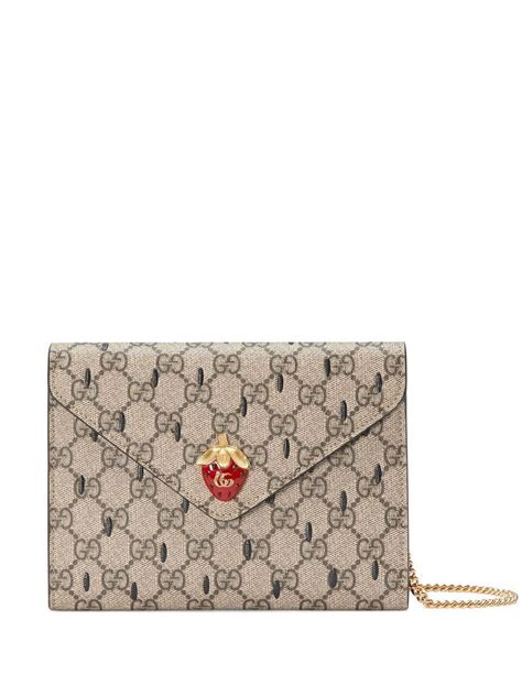 Gucci Strawberry Wallet .